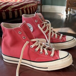 Converse Women's Vibrant Red Canvas Sneakers
